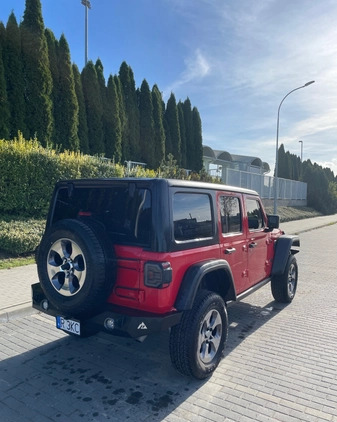 Jeep Wrangler cena 150000 przebieg: 87000, rok produkcji 2019 z Mogielnica małe 154